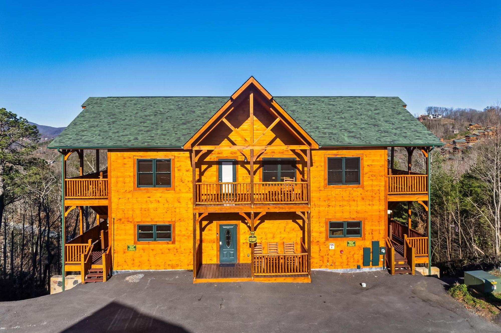 Full Equipped Cabin With A Pool And Game Room Smokies Views Gatlinburg Dış mekan fotoğraf