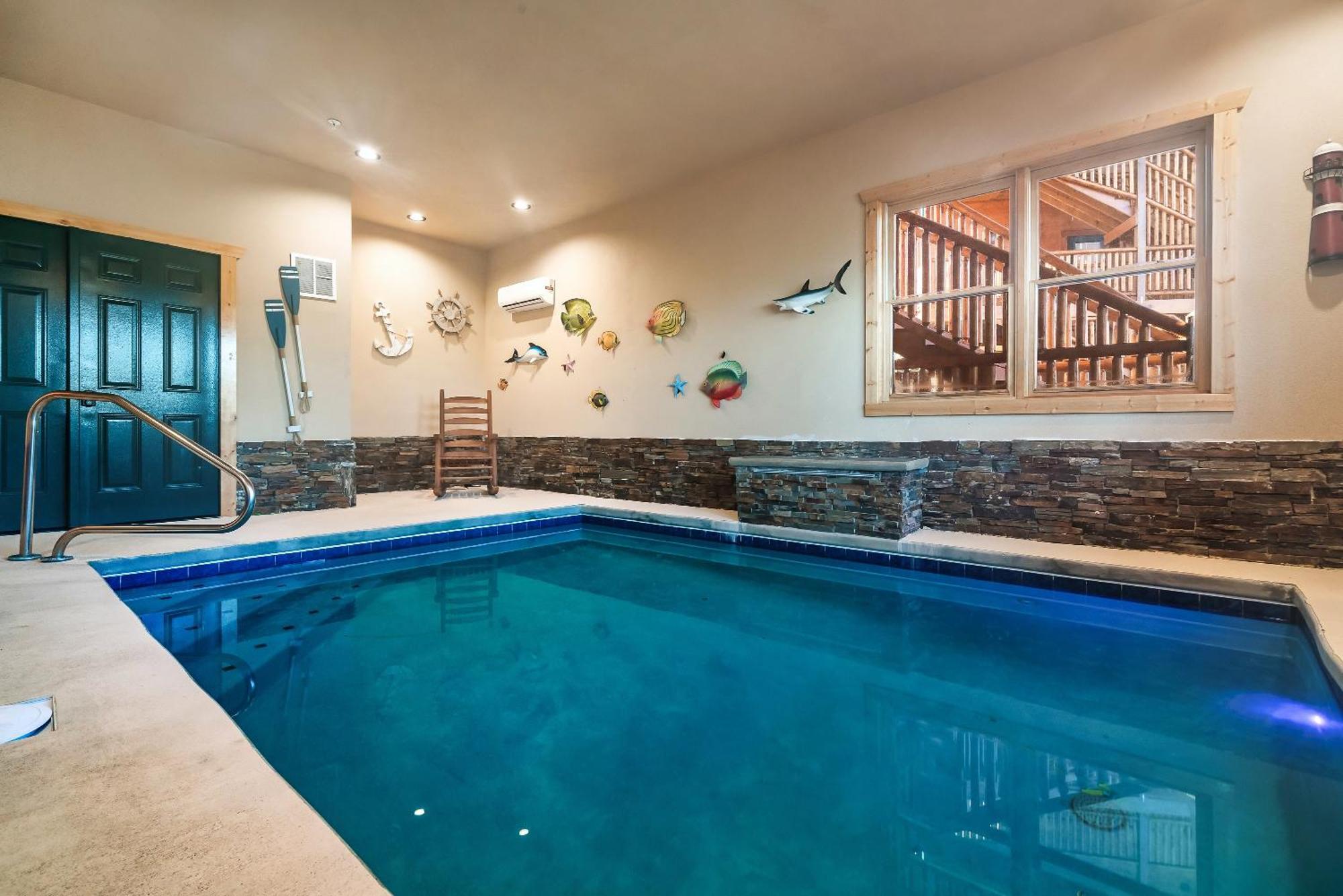 Full Equipped Cabin With A Pool And Game Room Smokies Views Gatlinburg Dış mekan fotoğraf