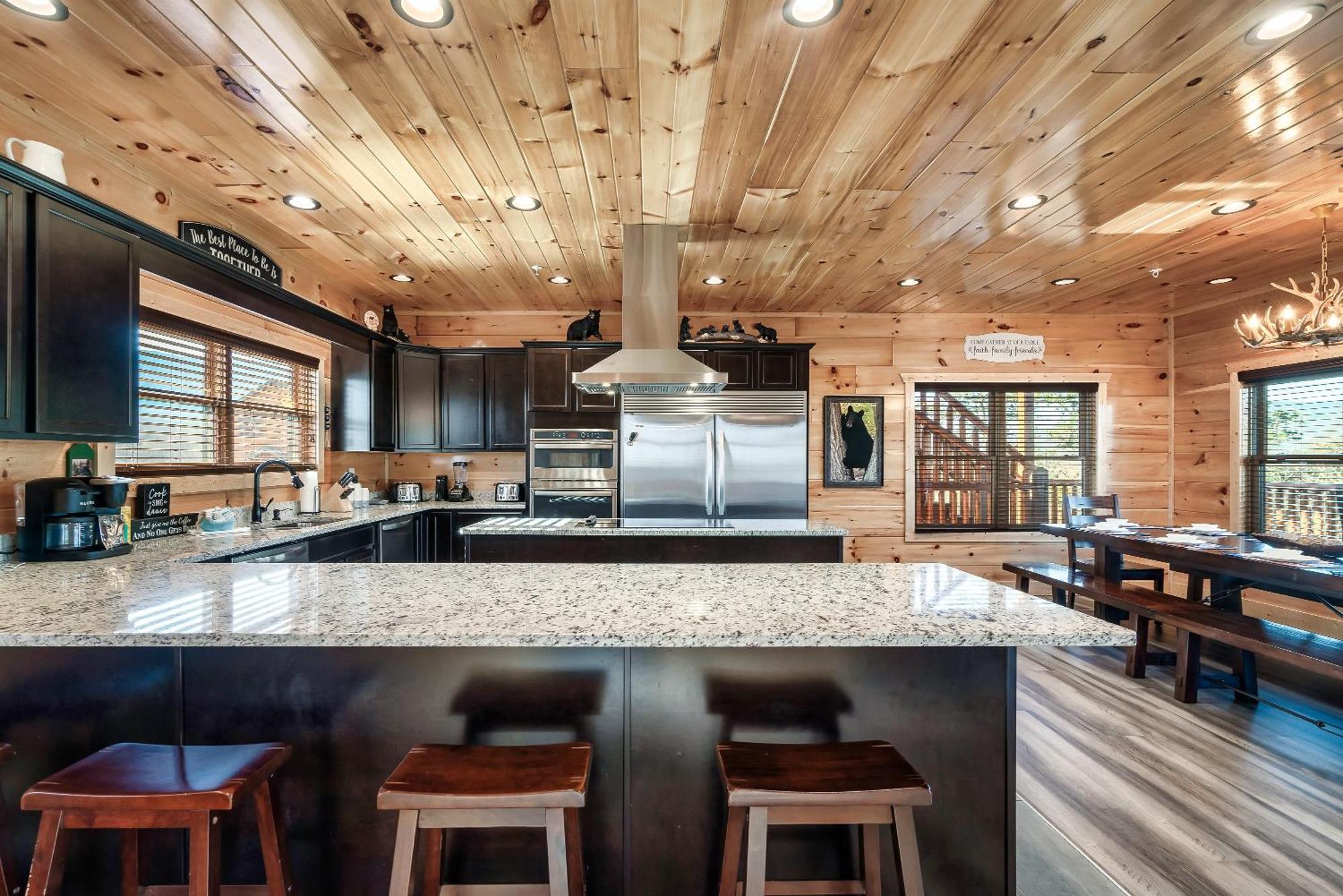 Full Equipped Cabin With A Pool And Game Room Smokies Views Gatlinburg Dış mekan fotoğraf