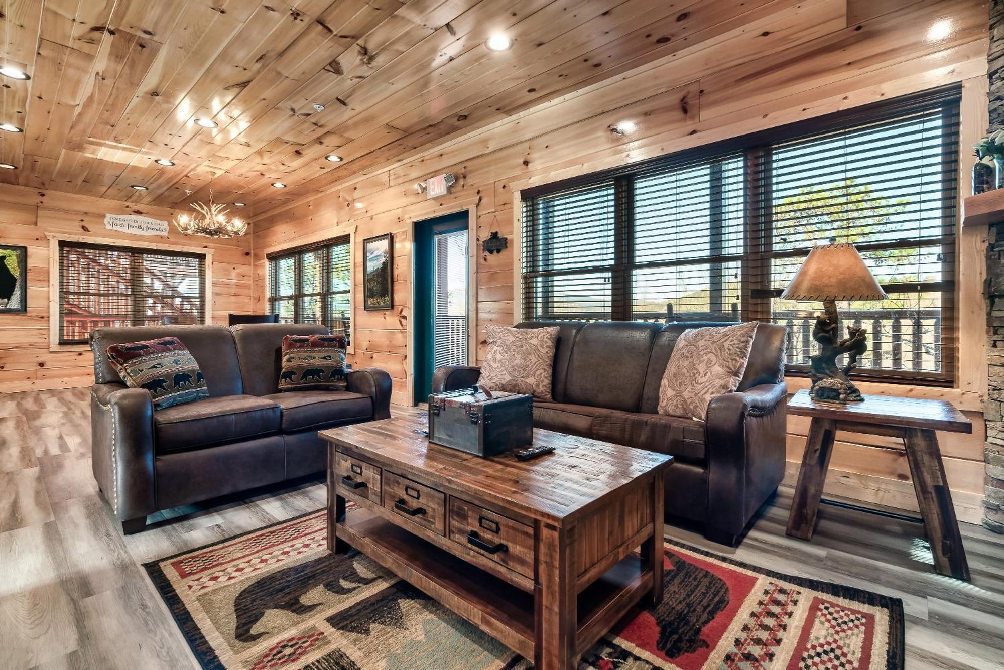 Full Equipped Cabin With A Pool And Game Room Smokies Views Gatlinburg Dış mekan fotoğraf