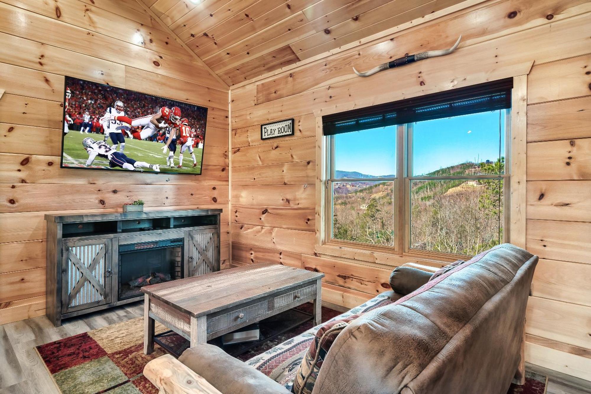 Full Equipped Cabin With A Pool And Game Room Smokies Views Gatlinburg Dış mekan fotoğraf